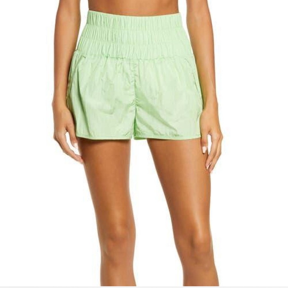 FP Movement by Free People Green The Way Home Shorts